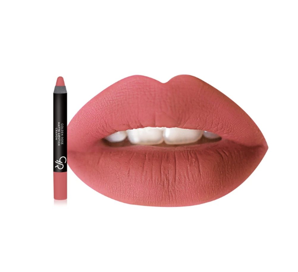 Golden Rose Matte Lipstick Crayon Pencil Waterproof - 13