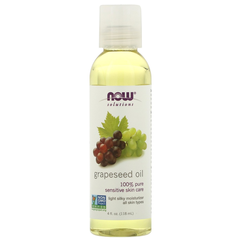 Now Solutions Grapeseed Oil - 118 ml