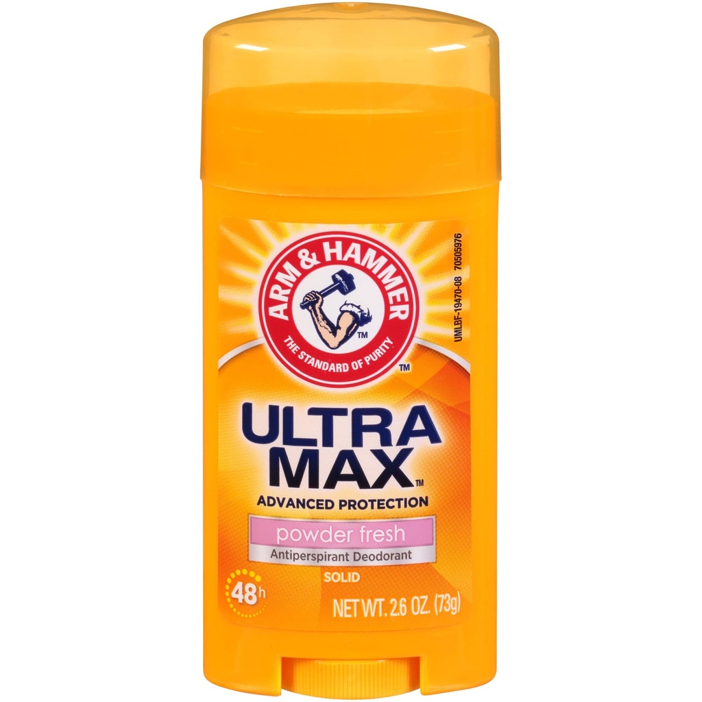 Arm & Hammer Ultra Max Deodorant Powder - 73g