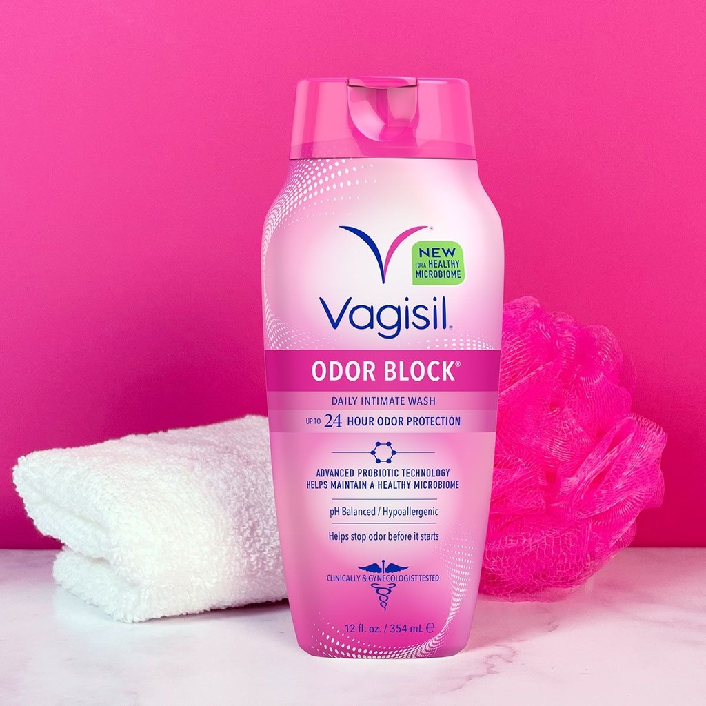 Vagisil Odor Block Daily Intimate Feminine Wash for Women - 354 ml