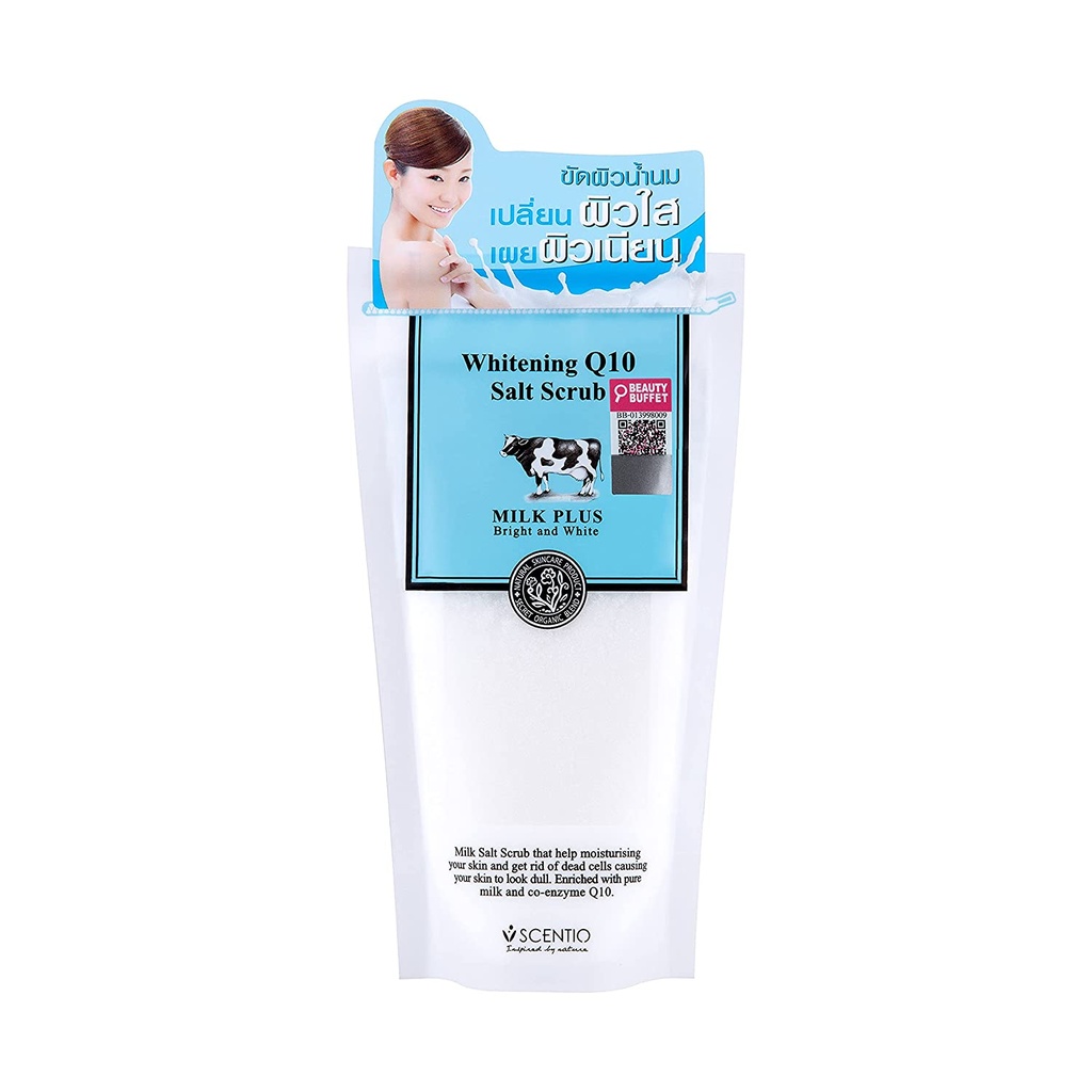 Beauty Buffet Scentio Milk Plus Whitening Q10 Salt Scrub - 300g