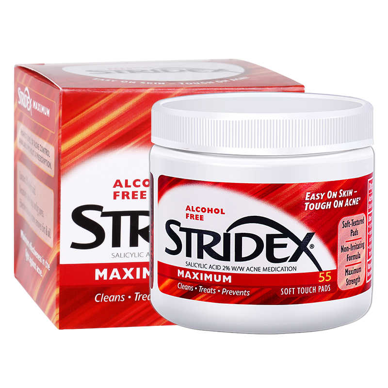 Stridex Single-Step Acne Control Maximum 55 Soft Touch Pads