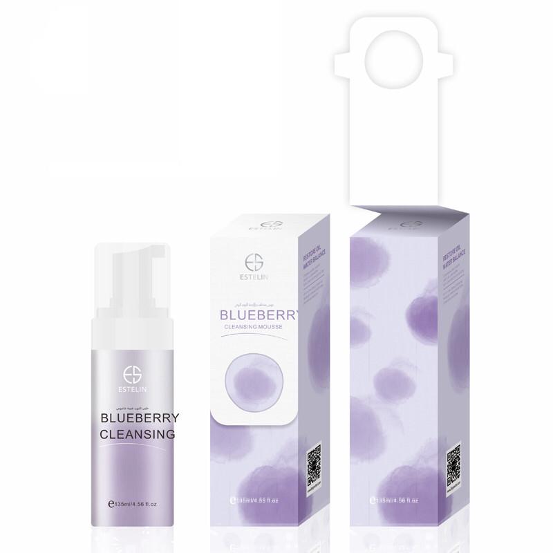 Estelin Blueberry Cleansing Mousse - 136 ml