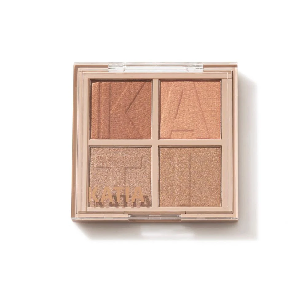 KATIA Highlighter Glow Palette - Bright 