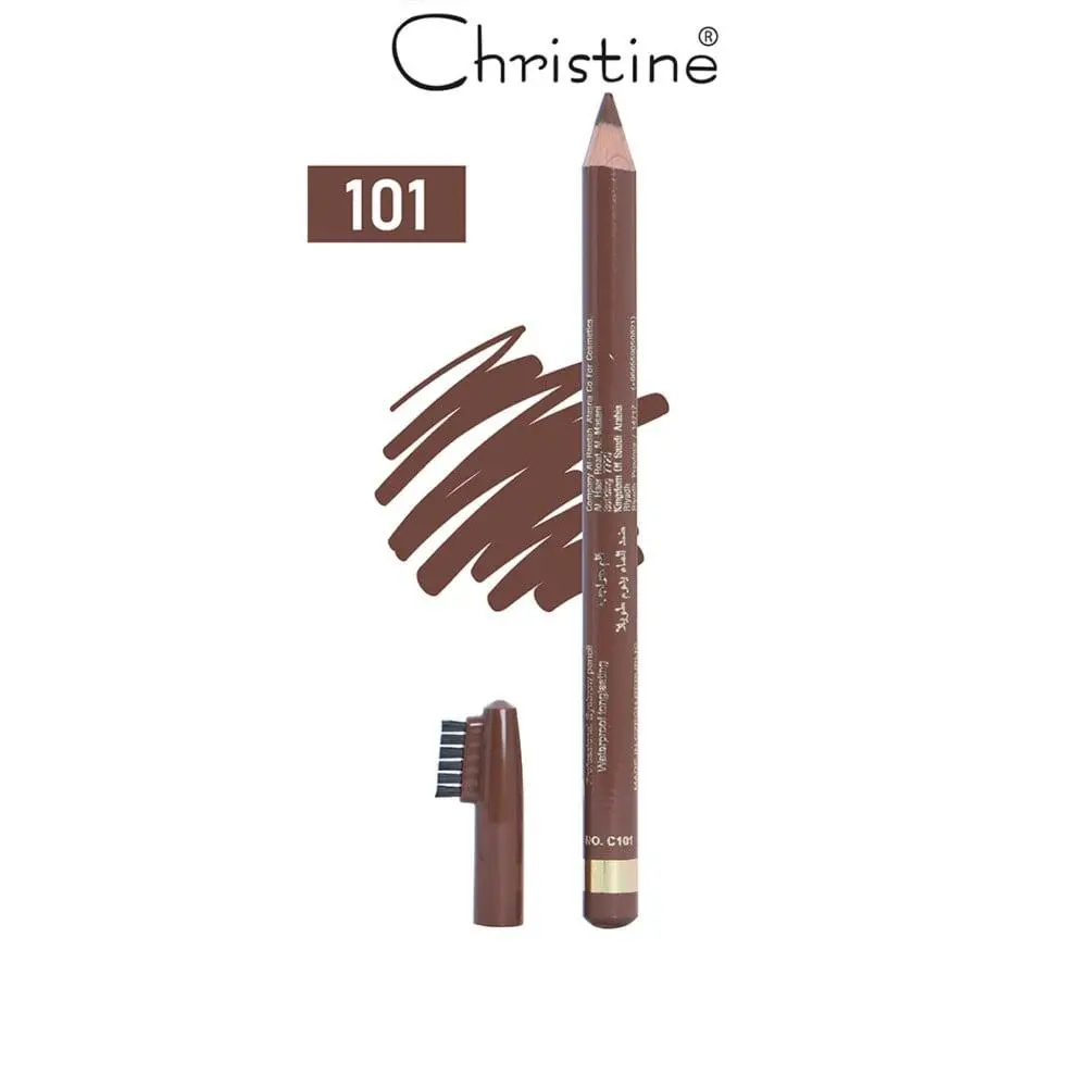 Christine Professional Eyebrow Pencil Waterproof Light Brown C101