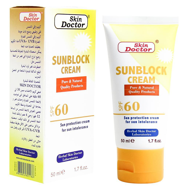 Skin Doctor Sunblock Cream SPF60 - 50 ml