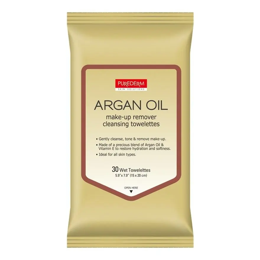 Purederm Ads630 Make Up Remover Towelettes-Argan Oil