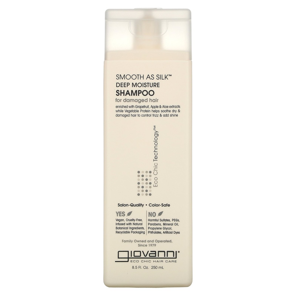 Giovanni Smooth As Silk Deeper Moisture Shampoo - 250 ml