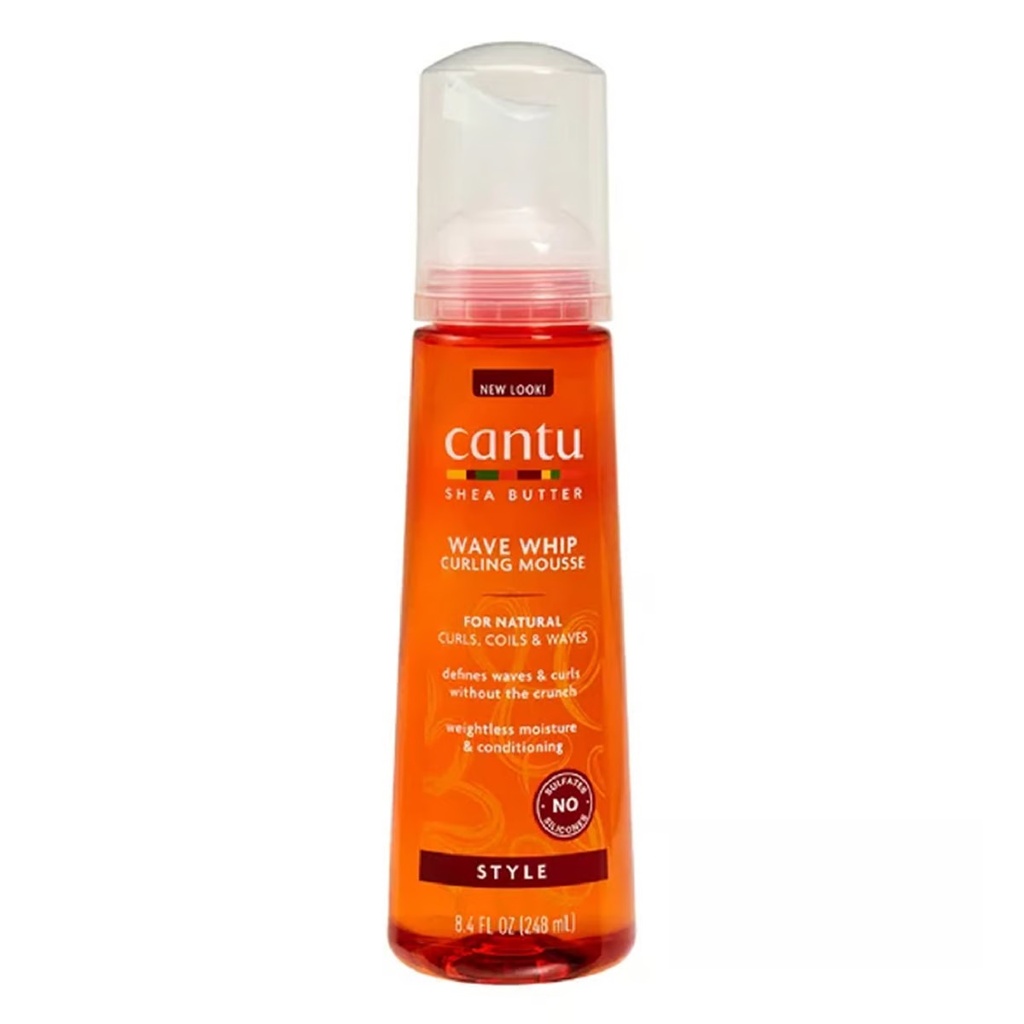 Cantu Shea Butter Wave Whip Curling Mousse - 248 ml