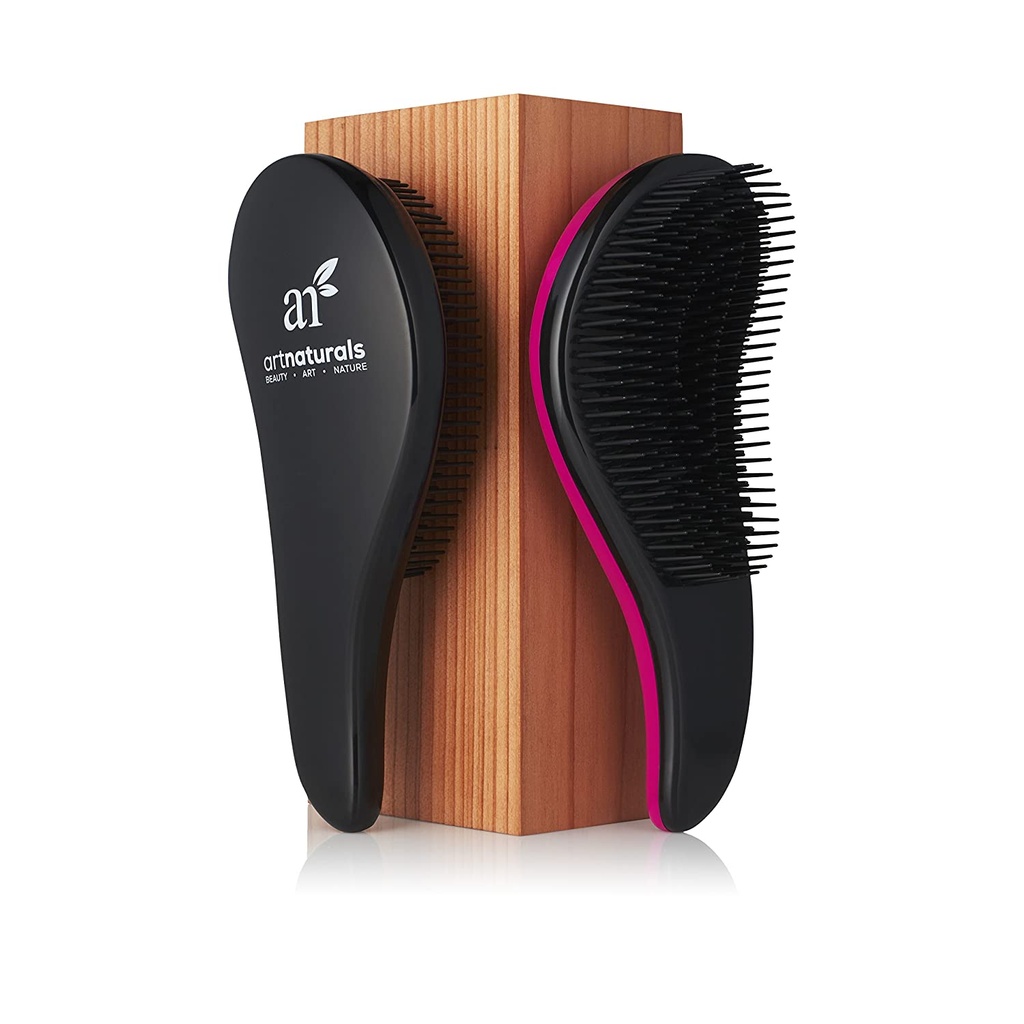 Artnaturals Detangling Hair Brush - 2 Piece Set