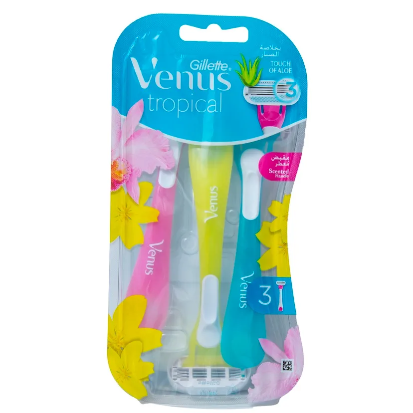Gillette Venus Tropical Razor 3Pcs