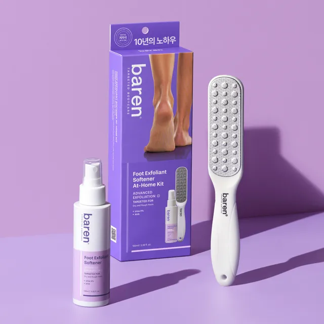 Baren Foot Exfoliant Softner At Home Kit 100ml