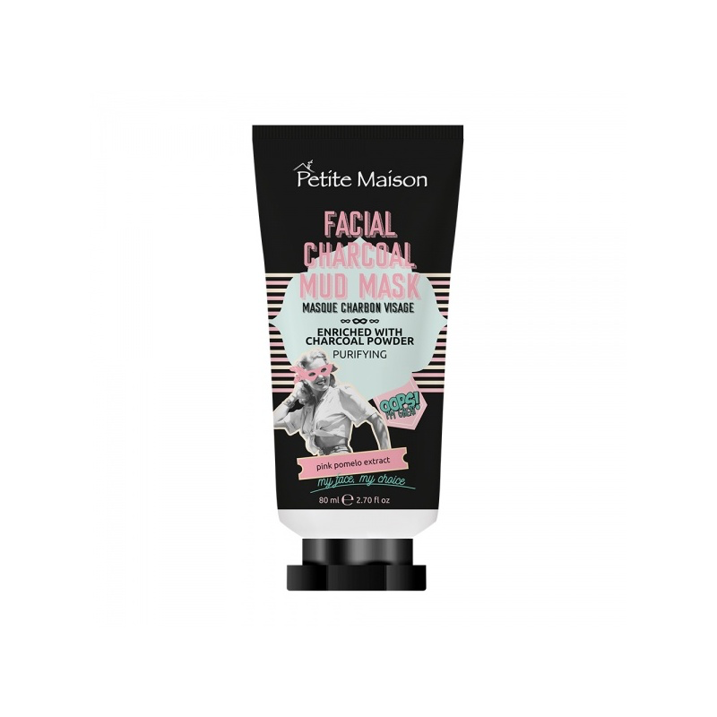 Petite Maison Oops I'm Great! Facial Charcoal Mud Mask 80ml