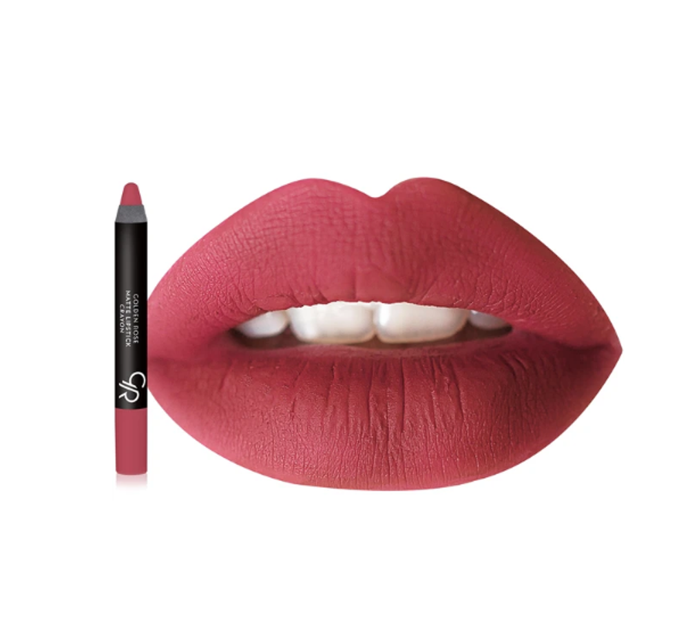 Golden Rose Matte Lipstick Crayon Pencil Waterproof - 11