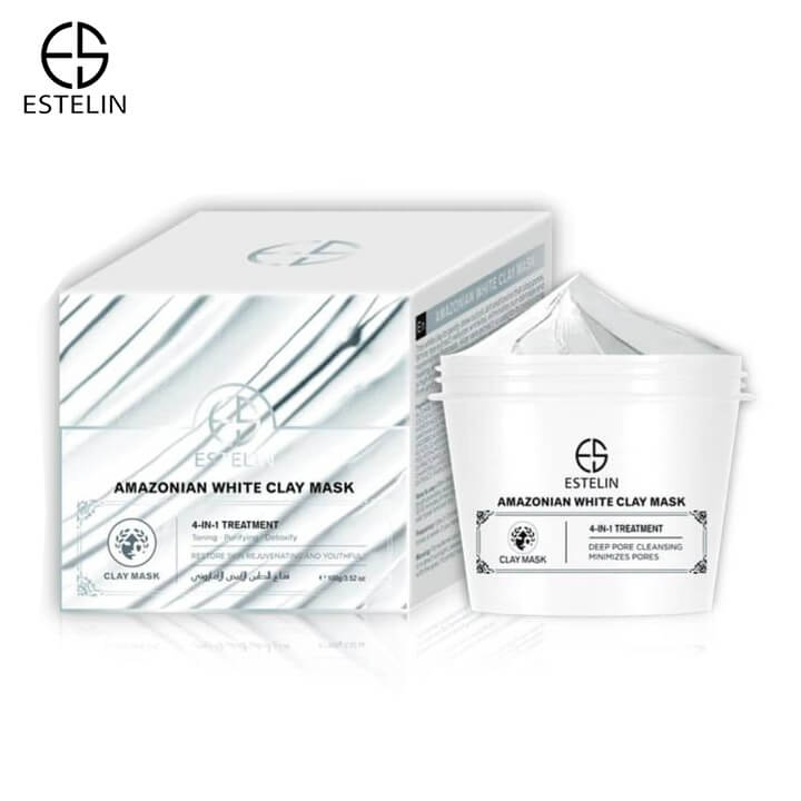 Estelin Amazonian White Clay Mask - 100g