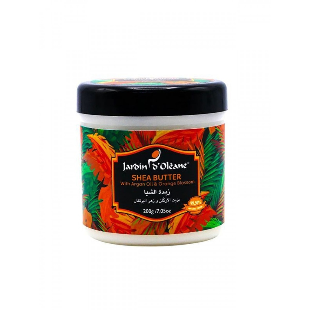 Jardin D Oleane Shea Butter with Argan Oil & Orange Blossom - 200g