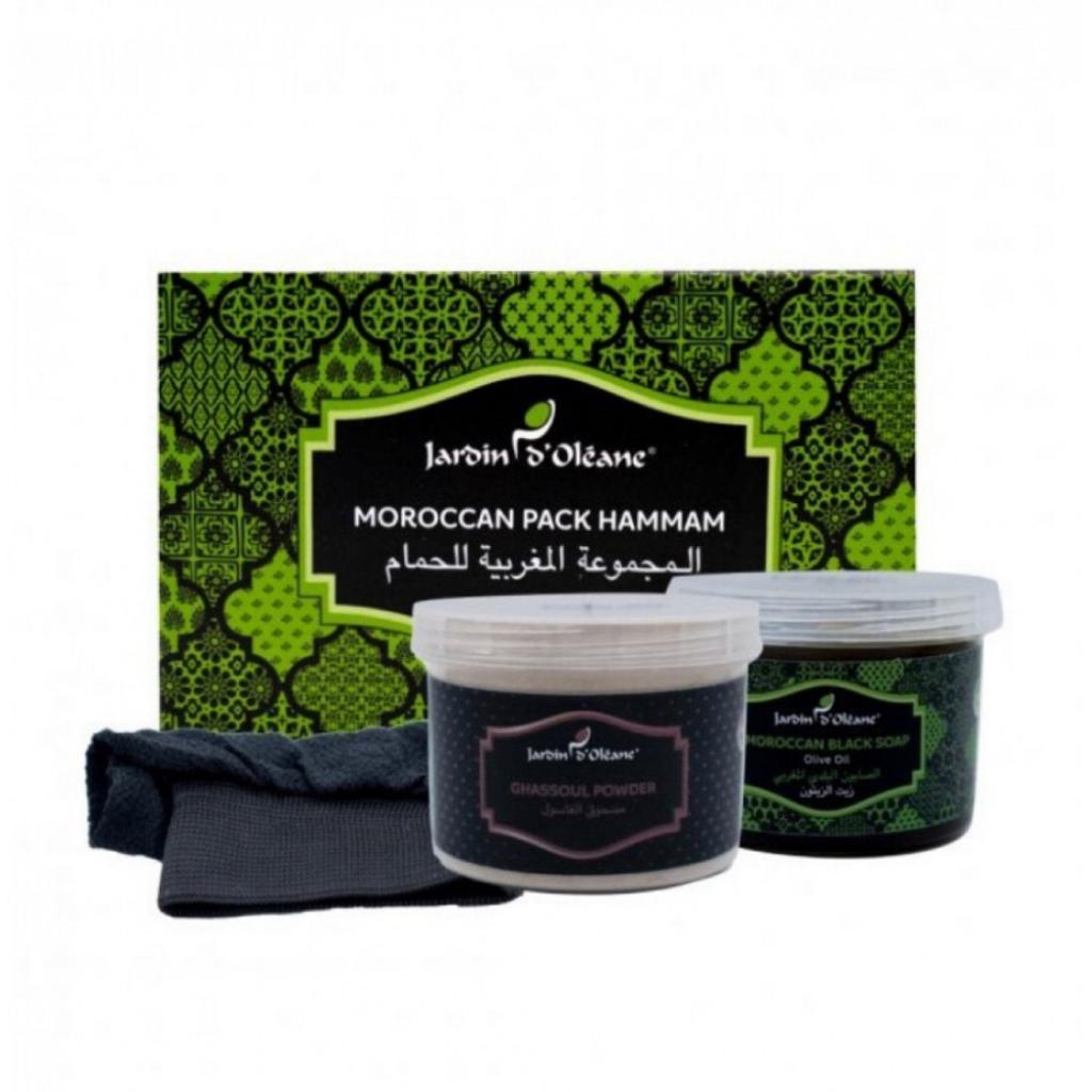 Jardin D Oleane olive oil Moroccan Pack Hammam