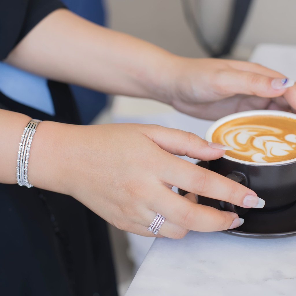 Cuff Bracelet & Ring- SJ52279