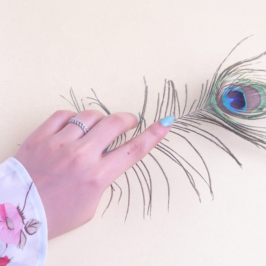 خاتم فضي  - C17455