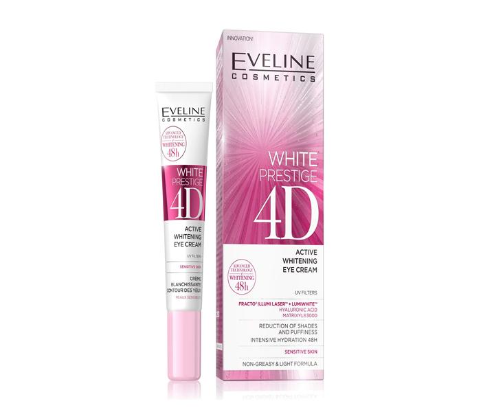 [إيفلين / Eveline] Eveline Cosmetics White Prestige 4D Active Whitening Eye Cream - 20 ml