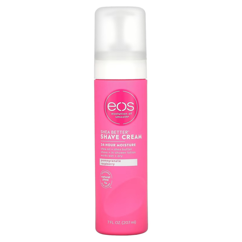 [أي أو أس/ eos] EOS Shea Better Shave Cream Pomegranate Raspberry - 207 ml