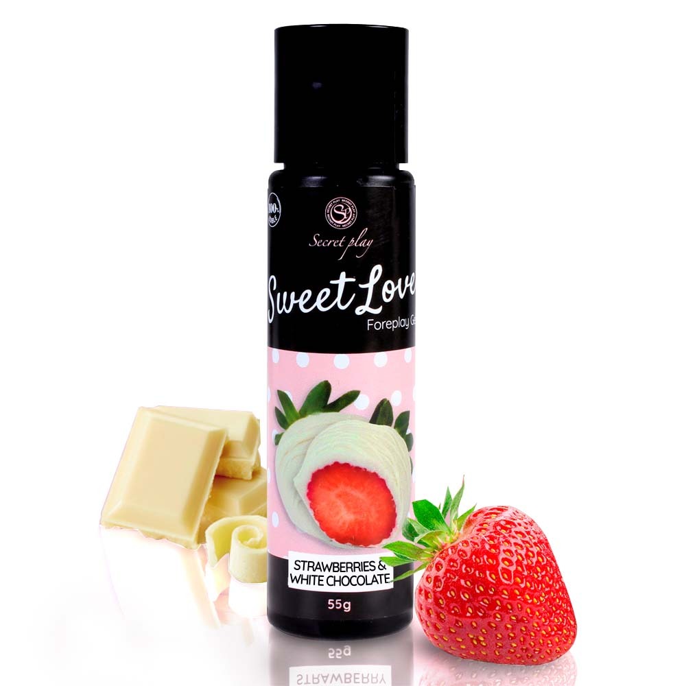 [سيكرت بلاي / Secret Play] Secret Play strawberry & white chocolate gel sweet love - 60 ml