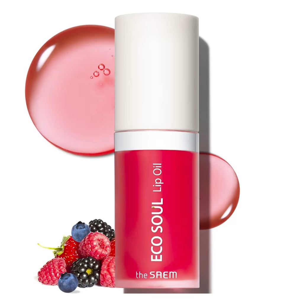 [ذا سيم / The Saem] The Saem Eco Soul Lip Oil - Berry