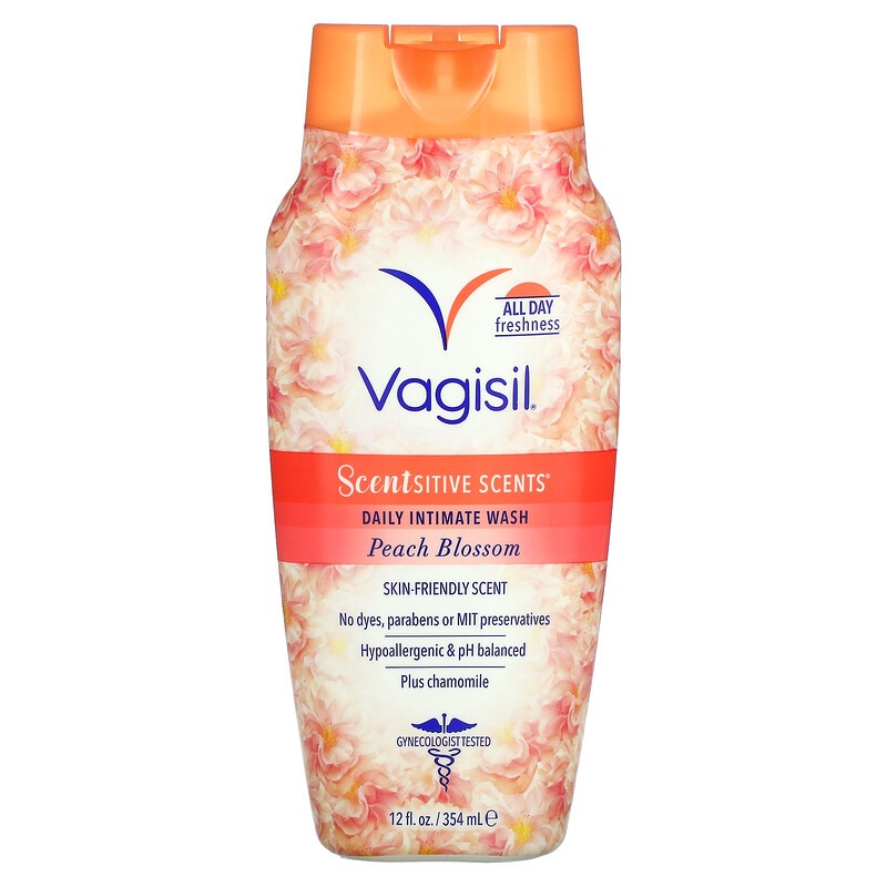[فاجسيل / Vagisil] غسول يومي للمناطق الحساسة برائحة زهرة الخوخ من فاجسيل - 354 مل