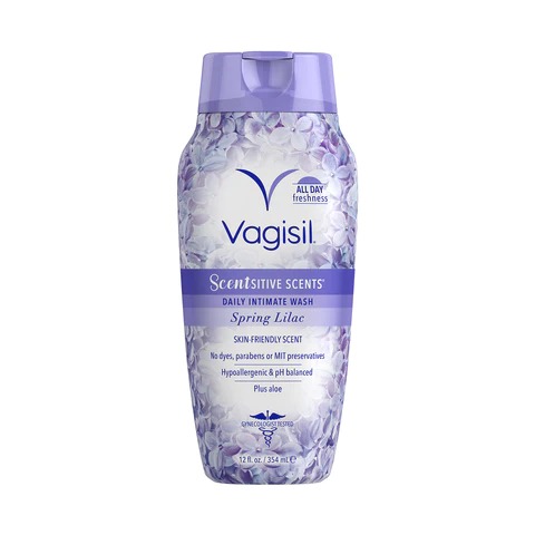 [فاجسيل / Vagisil] Vagisil Scentsitive Scents Daily Intimate Wash Spring Lilac - 354 ml