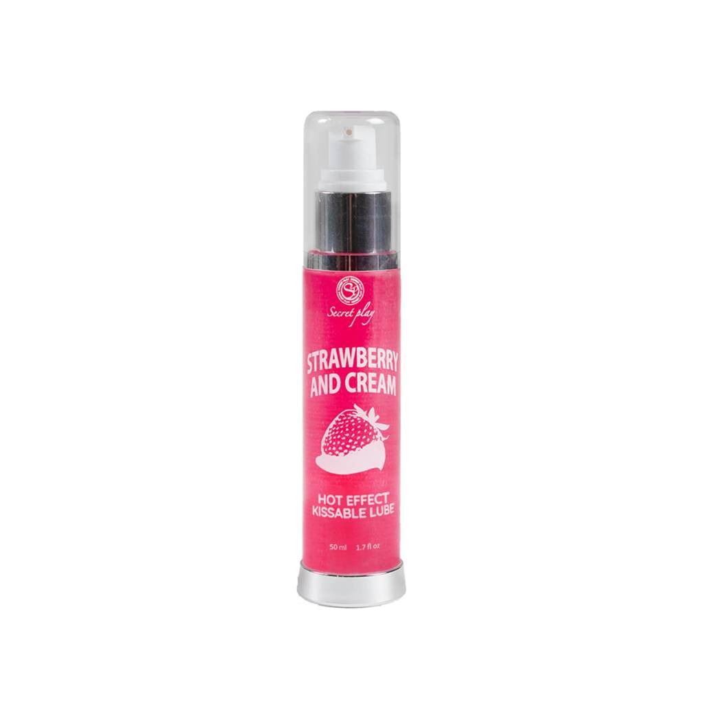 [سيكرت بلاي / Secret Play] Secret Play strawberry hot effect kissable lubricant - 50 ml