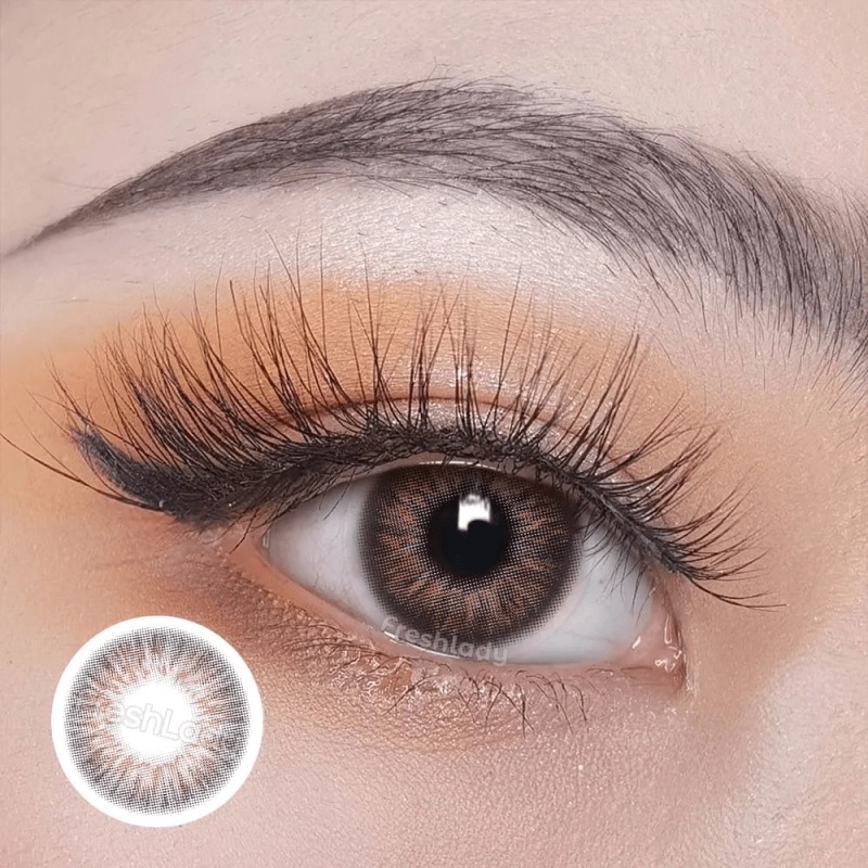 [فرش ليدي / Fresh Lady] Fresh Lady contact lens - Rare Iris Brown