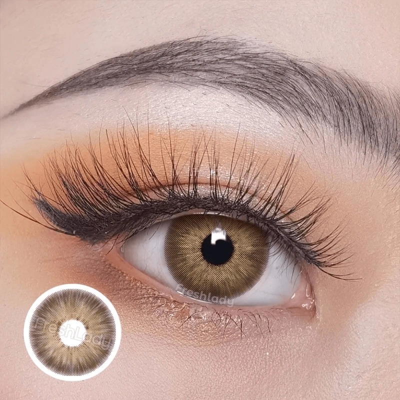 [فرش ليدي / Fresh Lady] Fresh Lady contact lens - Sahara Brown