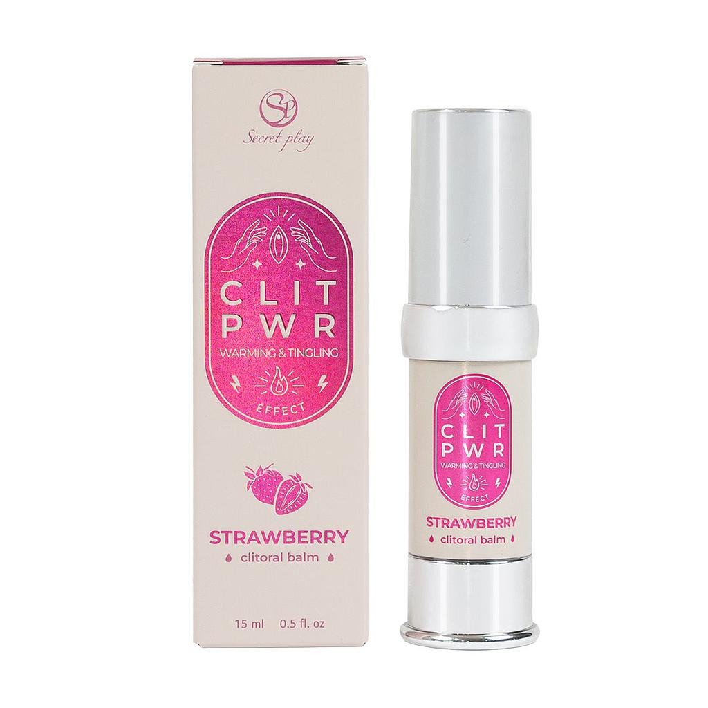 [سيكرت بلاي / Secret Play] Secret Play Clit Pwr Strawberry Clitoral Balm
