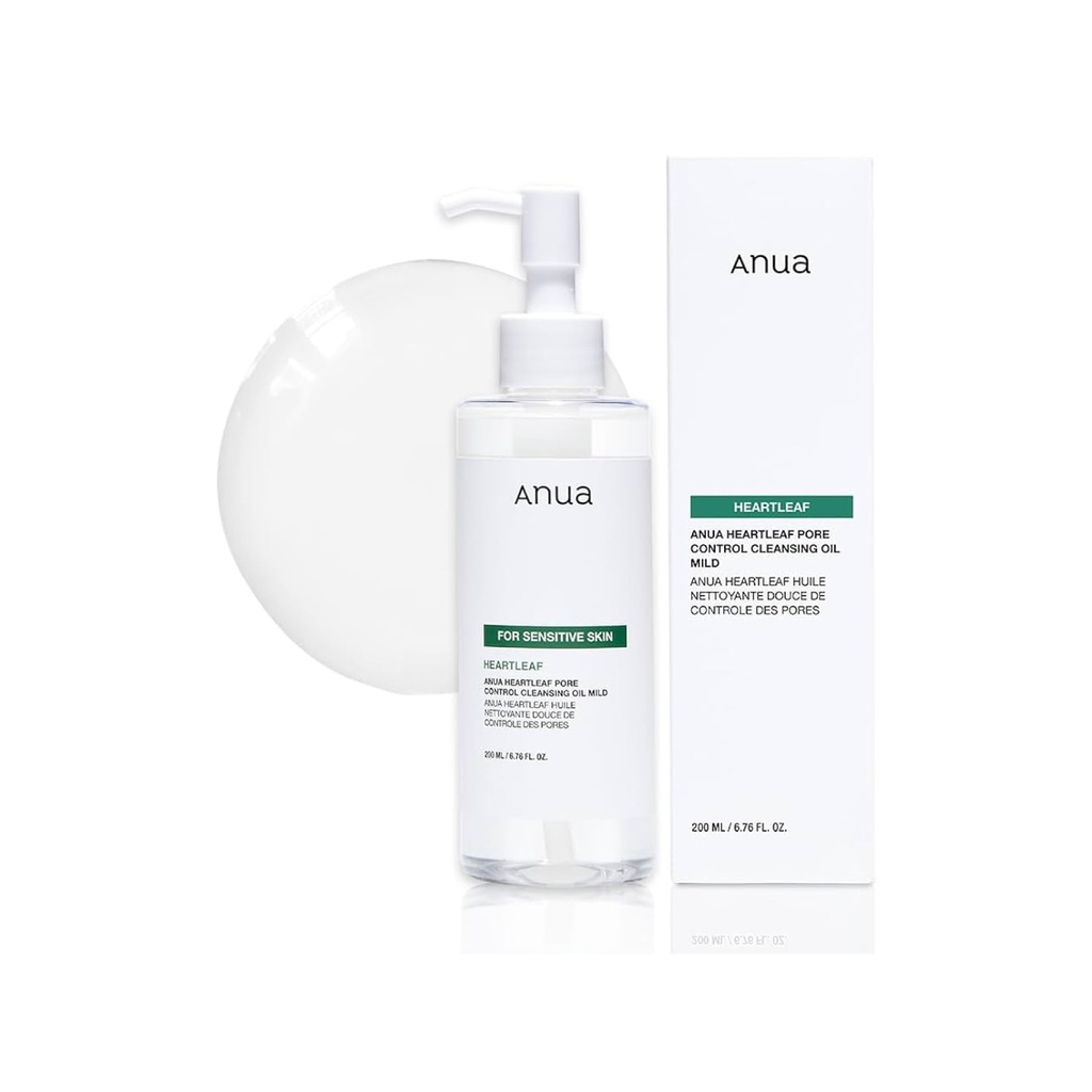 [انوا / Anua] Anua Heartleaf Pore Control Cleansing Oil Mild - 200 ml