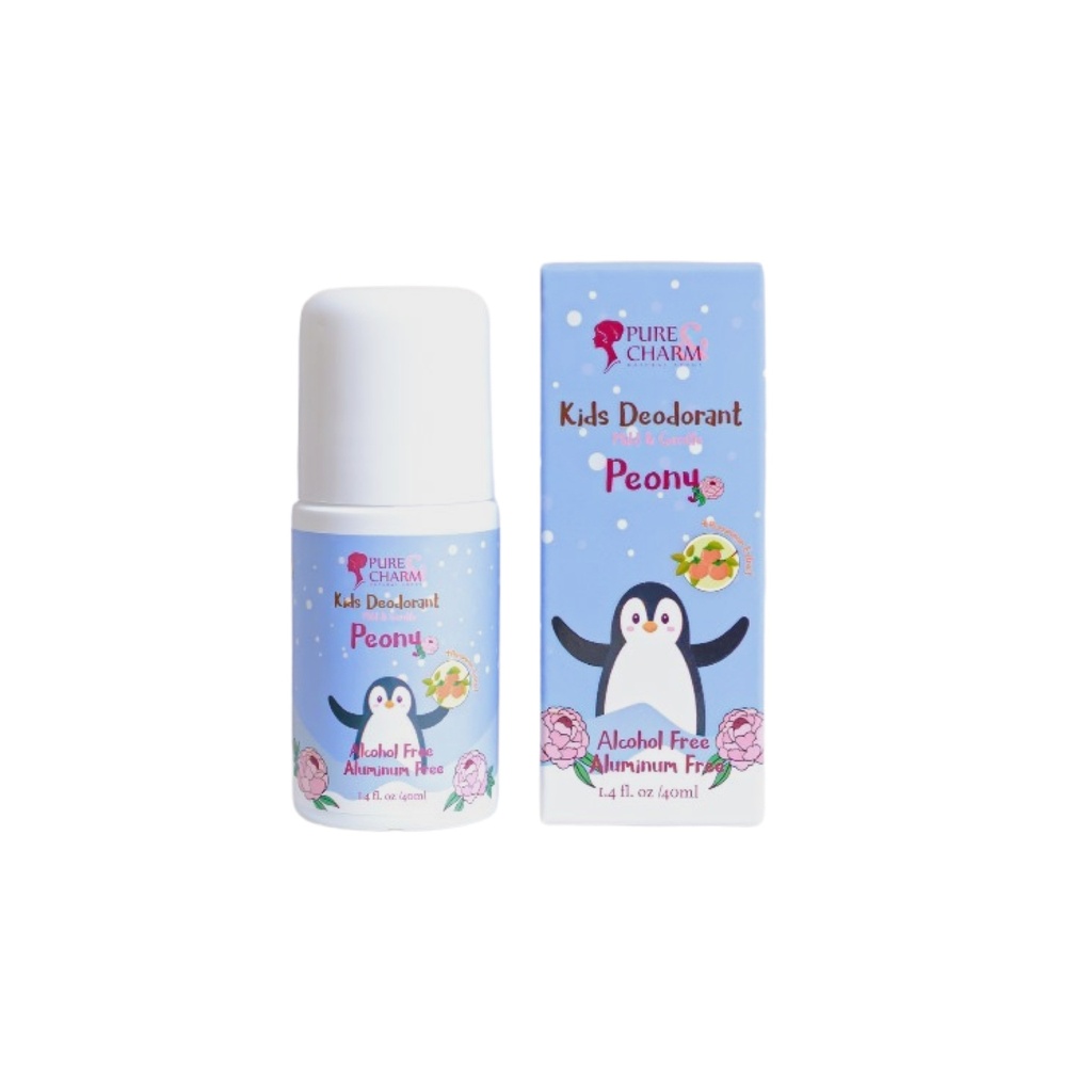 [بيور اند تشارم / Pure And Charm] Pure And Charm Kids Deodorant Mild & Gentle Peony - 40ml