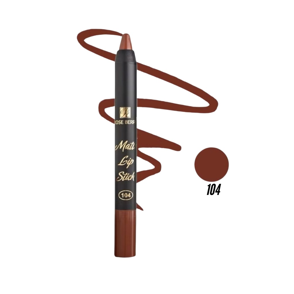 [روز بيري/ Rose Berry] Rose Berry Matte LipStick Long Lasting Lipstick 104