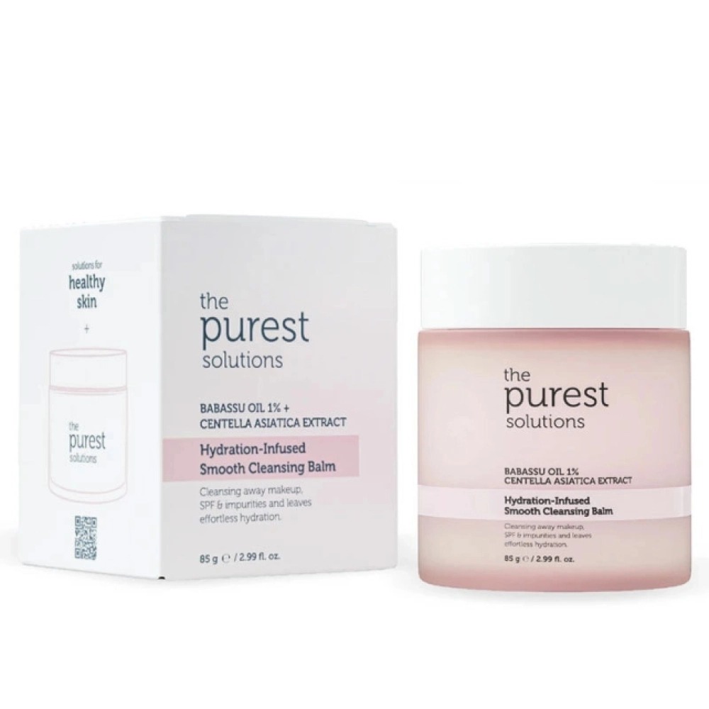 [ذا بيورست سلوشنز / The Purest Solutions] The Purest Solutions Babassu Oil 1% Centella Asiatica Extract hydrating-infused cleansing balm - 85g 