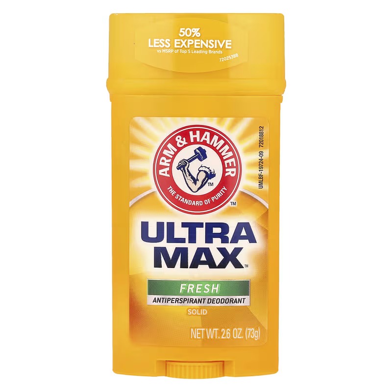 [ارم اند همر / Arm & Hammer] Arm & Hammer Ultra Max Solid Antiperspirant Deodorant Fresh -73 g