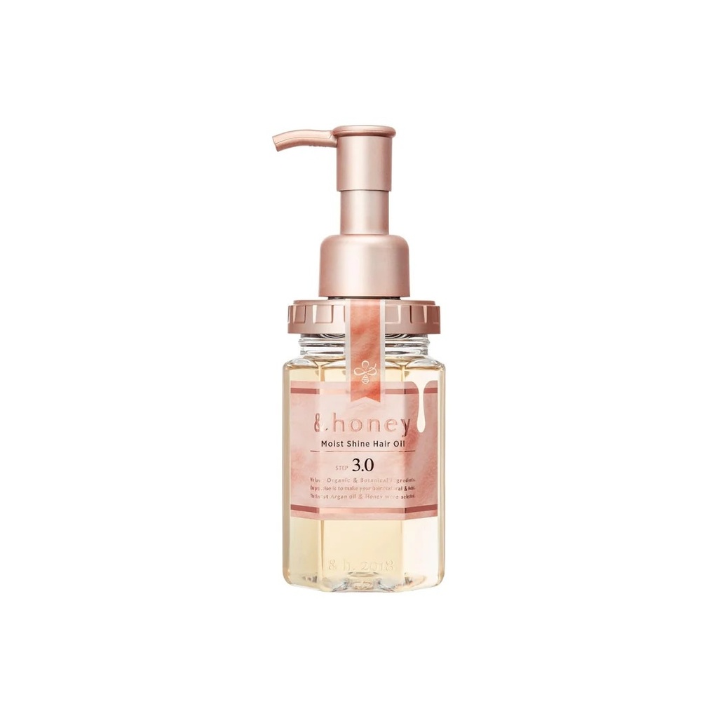[اند هوني / Honey&] & honey Moist Shine 3.0 Hair Oil - 100mL
