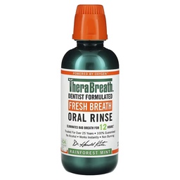 [ثيرابريث /  Therabreath] TheraBreath Dentist Formulated Fresh Breath Oral Rinse Rainforest Mint - 473 ml