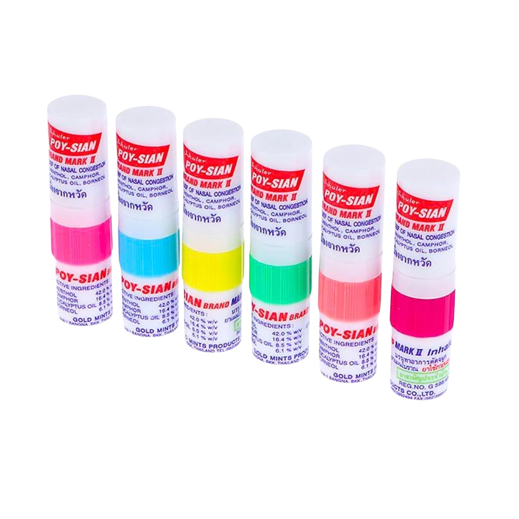 POY-SIAN Mark II Menthol Aromatherapy Nasal Inhaler