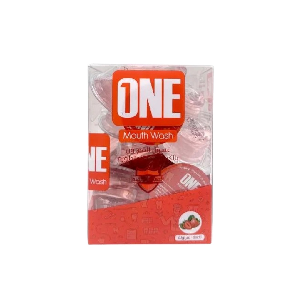 [ون / One] One Strawberry Mouth Wash - 20 Capsules