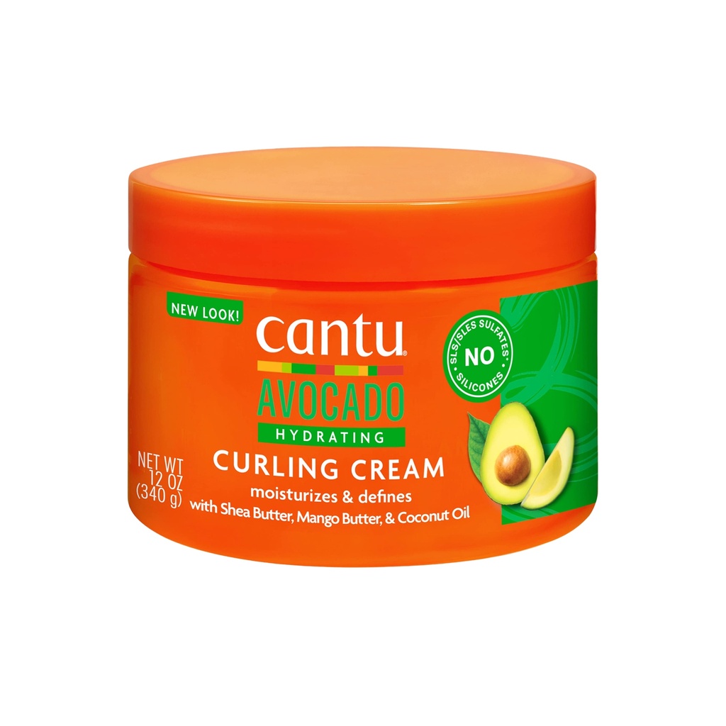 [كانتو / Cantu] Cantu Avocado Curl Cream With Shea Butter Mango Butter And Coconut Oil - 340g