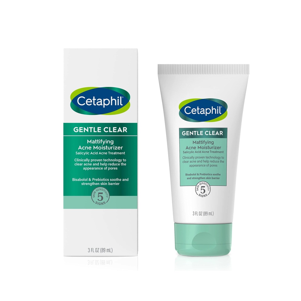 [سيتافيل / Cetaphil] Cetaphil Gentle Clear Mattifying Acne Moisturizer - 89ml