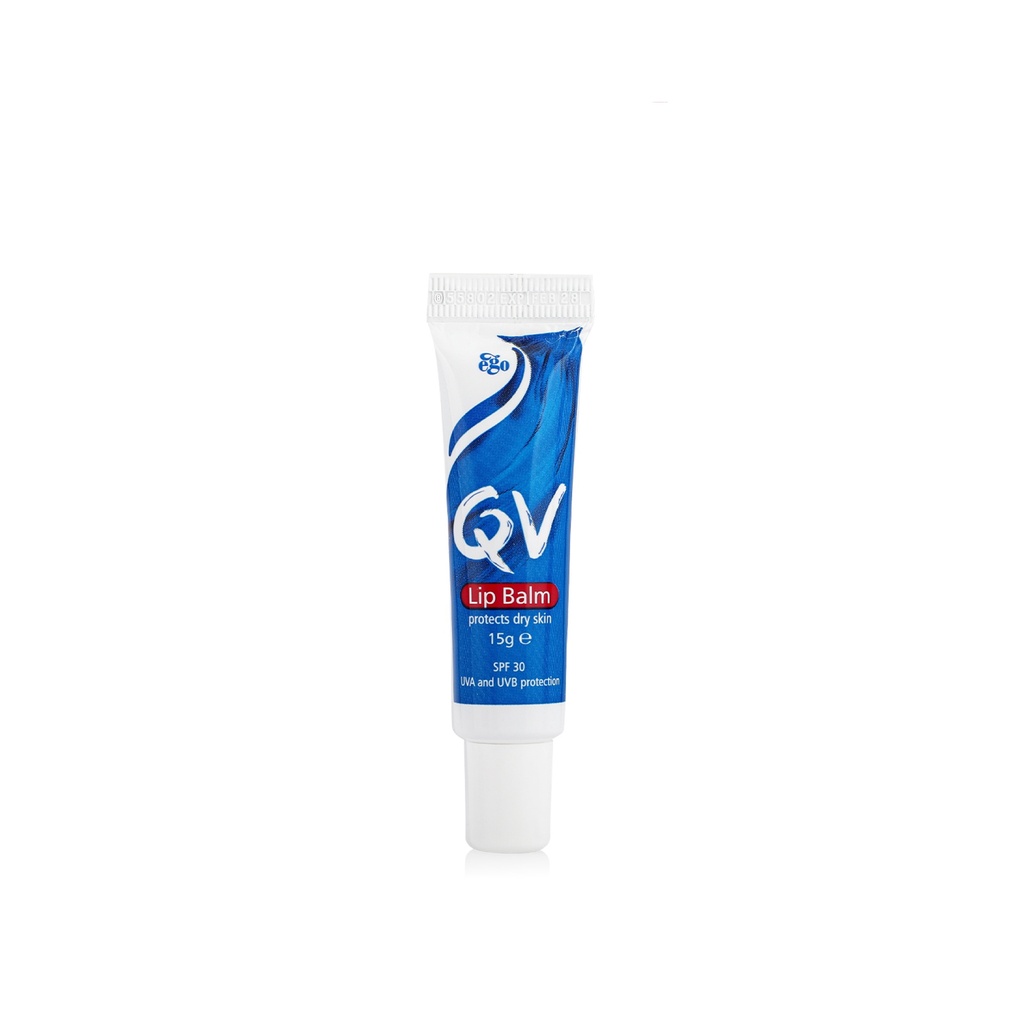 [كيو في / QV] QV Lip Balm Protects Dry Skin -15g