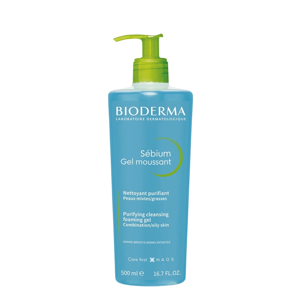 [بيوديرما / Bioderma] غسول سيبيوم للبشرة الدهنية من بيوديرما - 500 مل 