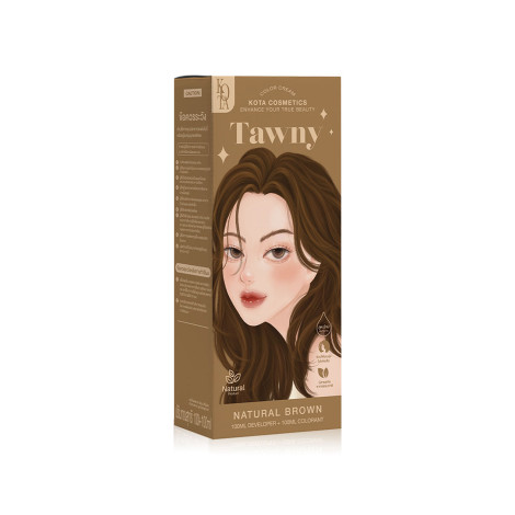 [كوتا / Kota] Kota Cosmetics Tawny Hair Color Natural Brown -100ml