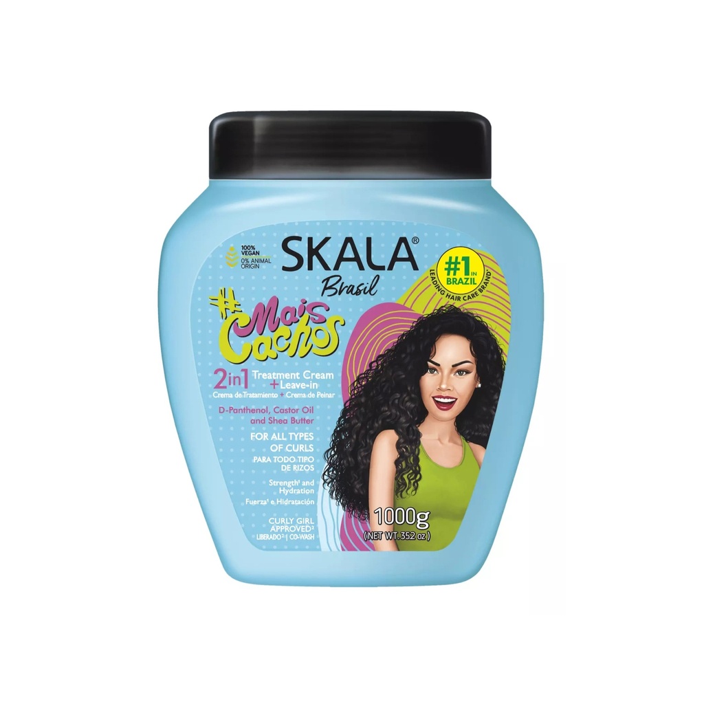 [سكالا / SKALA] SKALA Expert Mais Cashos More Curls 2 in 1 Conditioning Treatment Cream - 1000 g