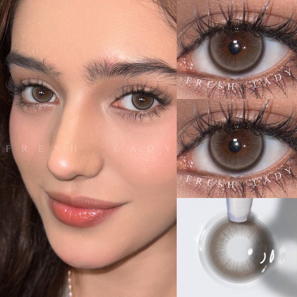 [فرش ليدي / Fresh Lady] Fresh Lady contact lens -  Elf Hazel
