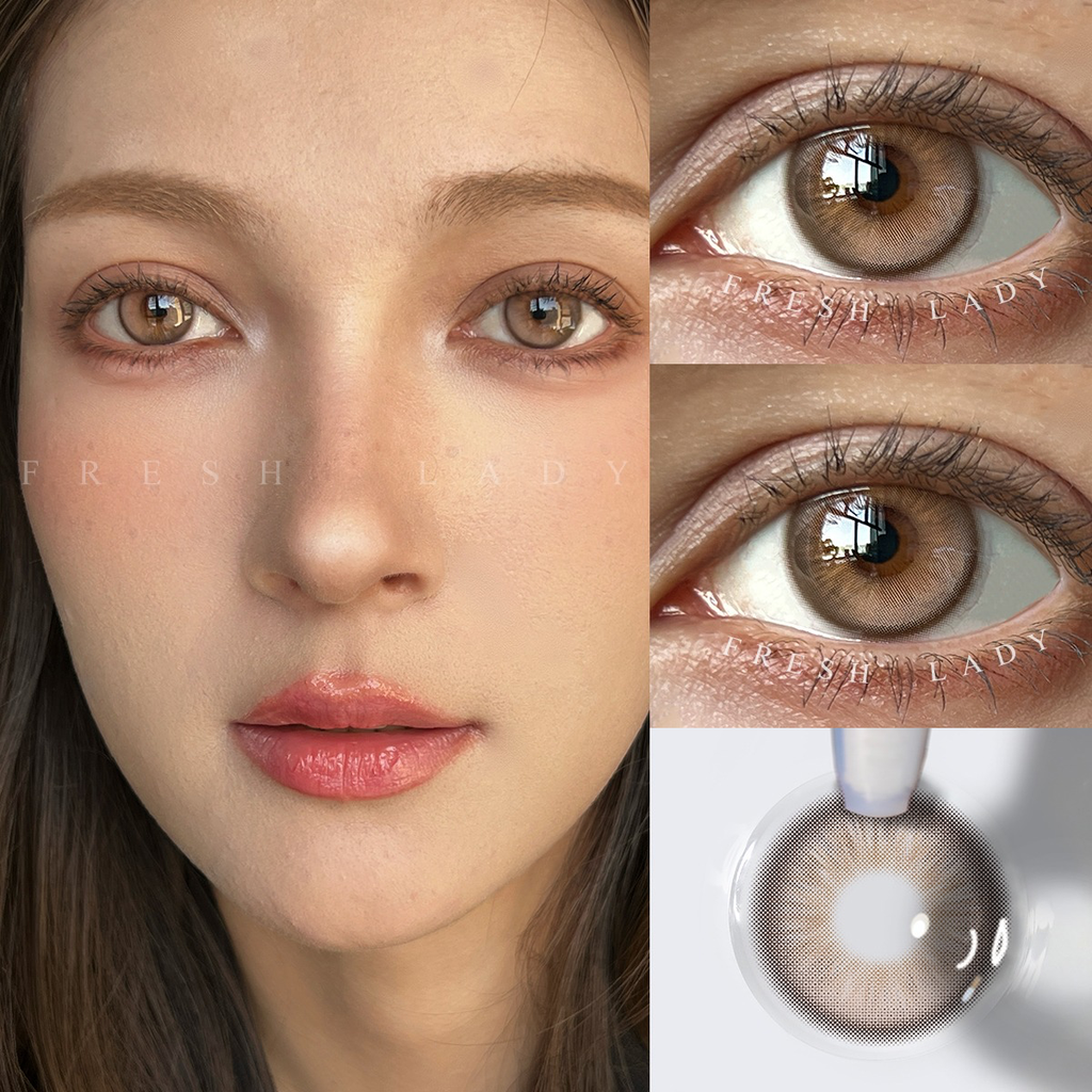 [فرش ليدي / Fresh Lady] Fresh Lady contact lens -  Secret Brown